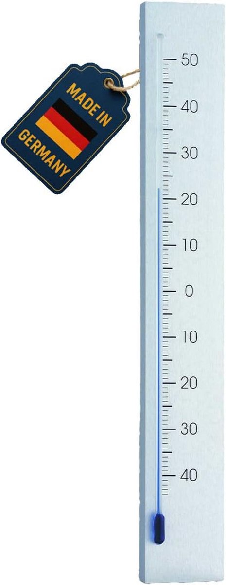 Analoge Binnen en Buiten Thermometer - Weerbestendig voor Tuin en Huis