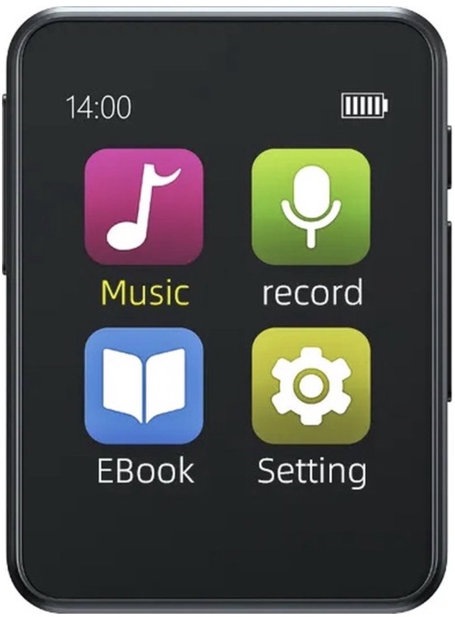 MP3 speler 64GB - 1.77'' TFT Screen - B50 - Zwart