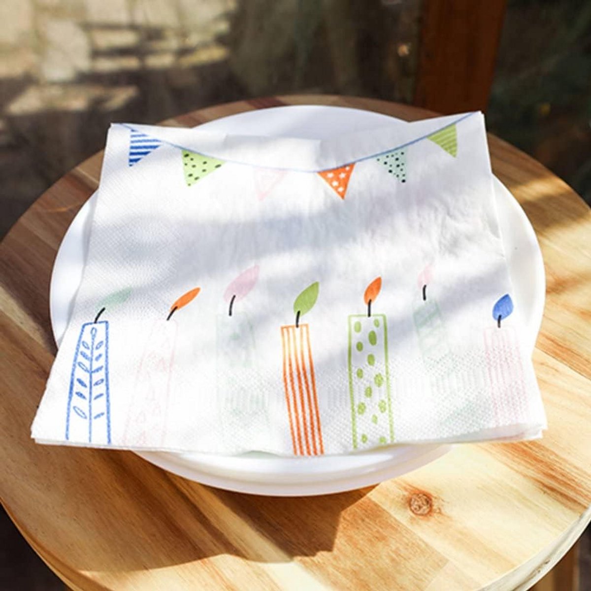 Eco Party Rechthoekige Servetten 33x33cm - Set van 20
