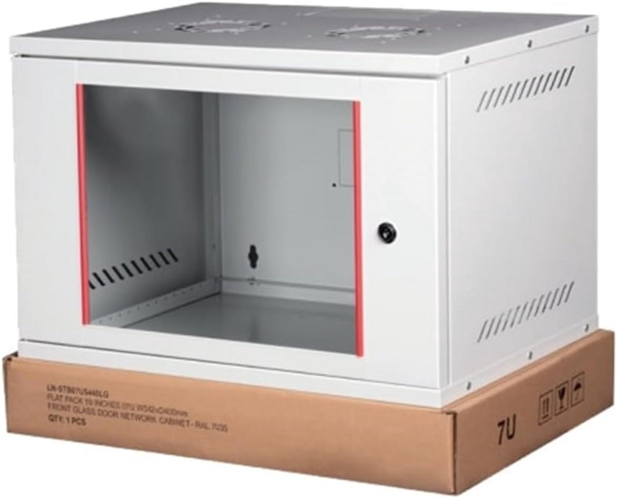 19 Inch Wandkast 12U Grijs Serverkast voor Netwerkinstallatie
