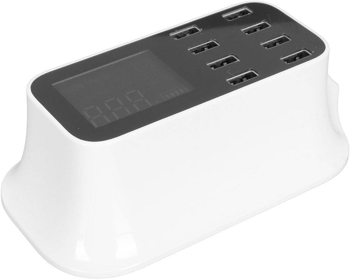Desktop USB Laadstation met 8 Poorten en LED Display - Snel Opladen