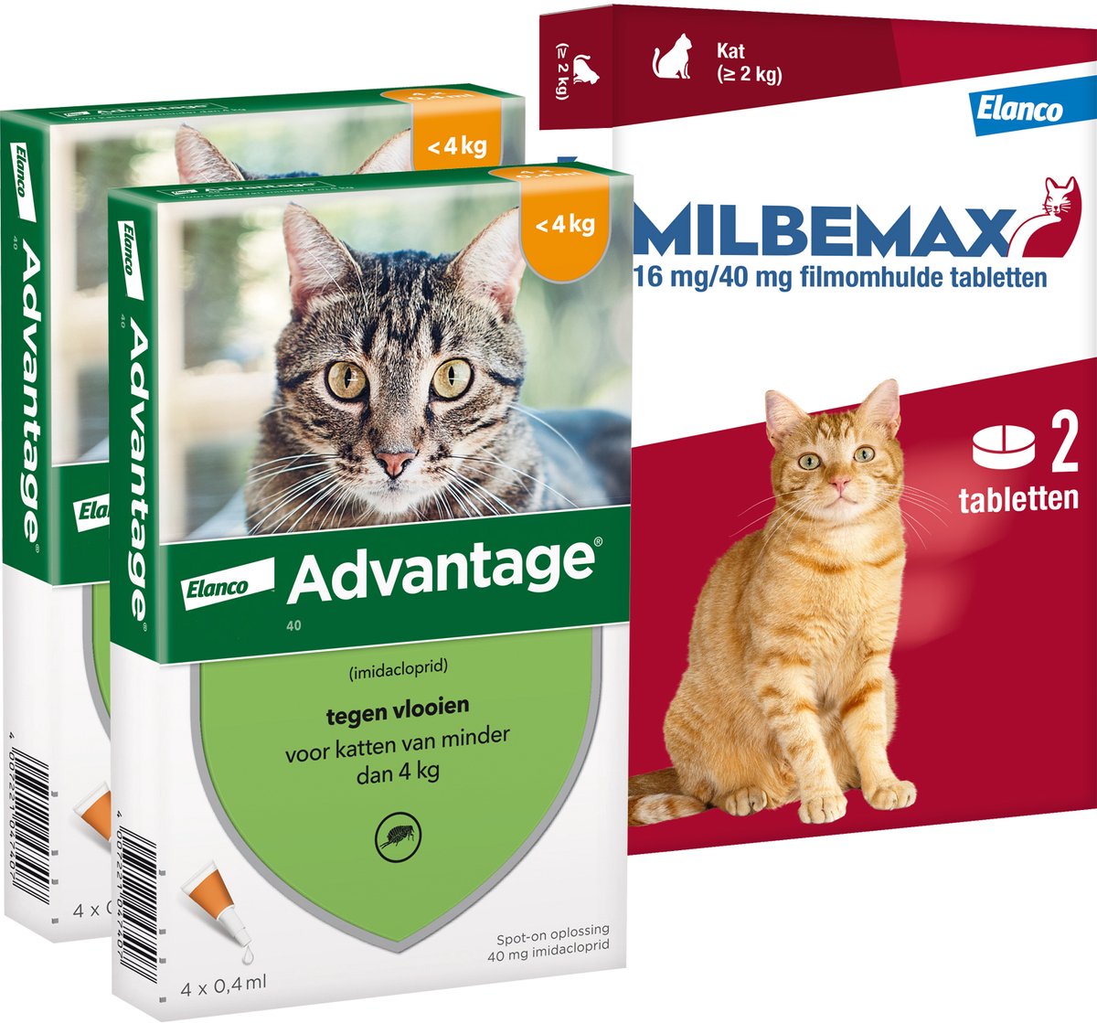 Elanco Preventiepakket Binnenkat 2 - 4 kg