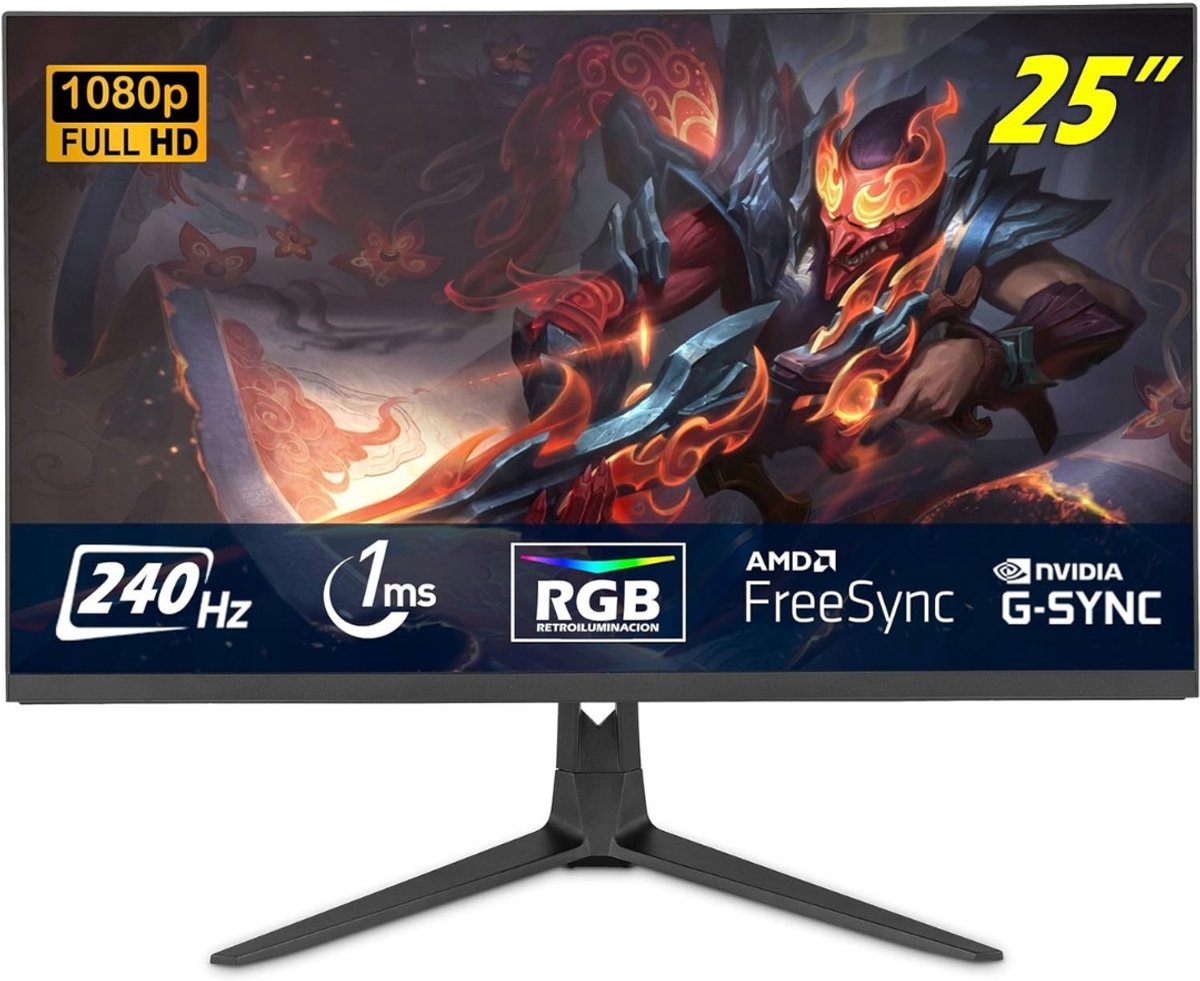 REN® Gaming Monitor 240hz - Gaming Monitor - Zwart - ‎18 x 43 x 56 cm; 5 kg