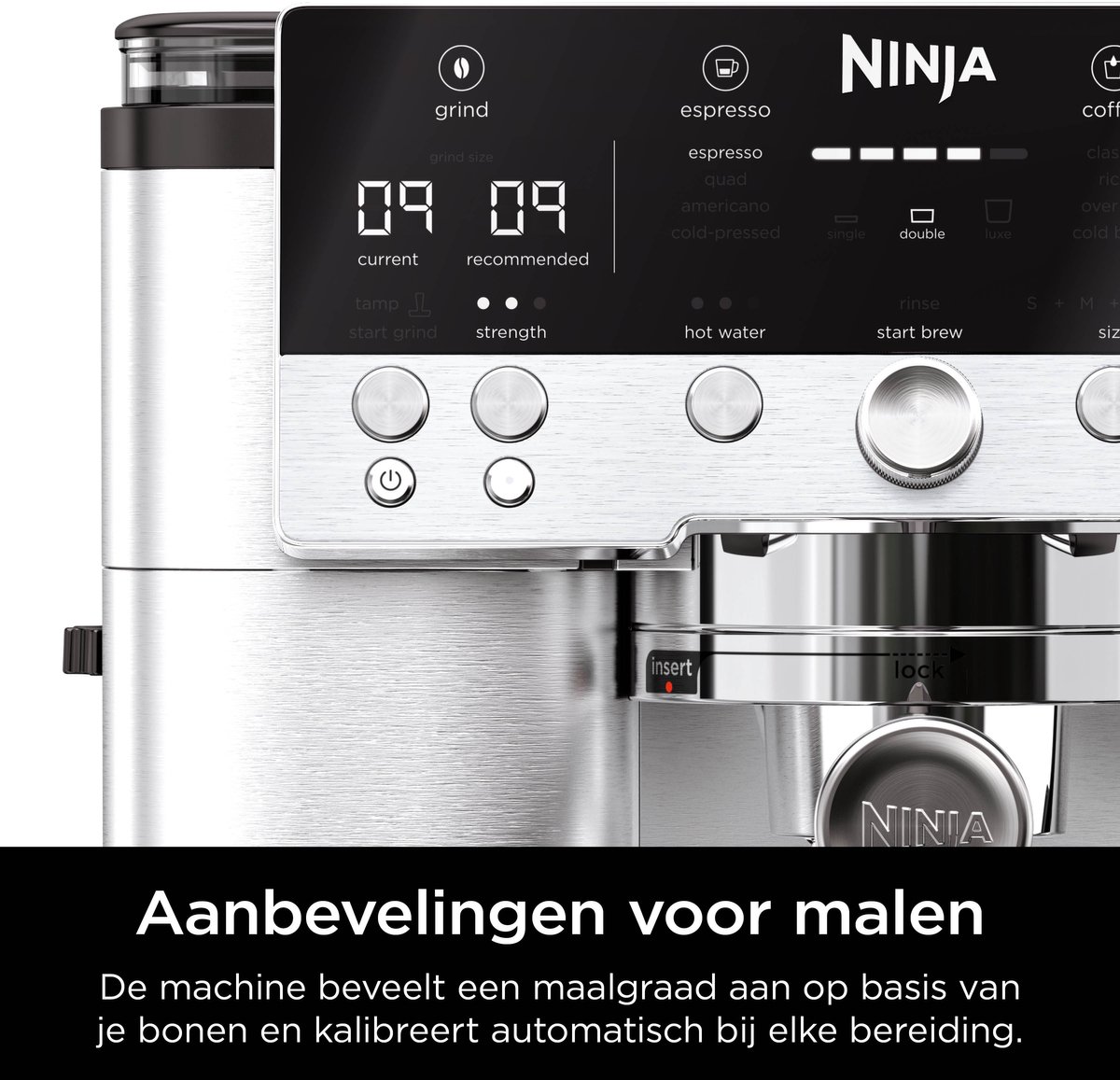 Ninja Luxe Café Premier 3-in-1 Espressomachine en Filterkoffiezetapparaat met Melkopschuimer - ES601EU — afbeelding 5