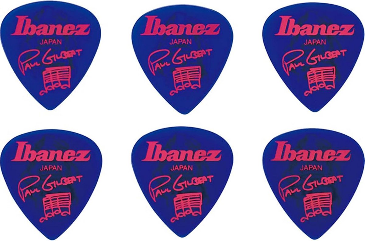 Gitaar Plectrums 1.0mm - Set van 6 stuks - Duidelijke Kleur