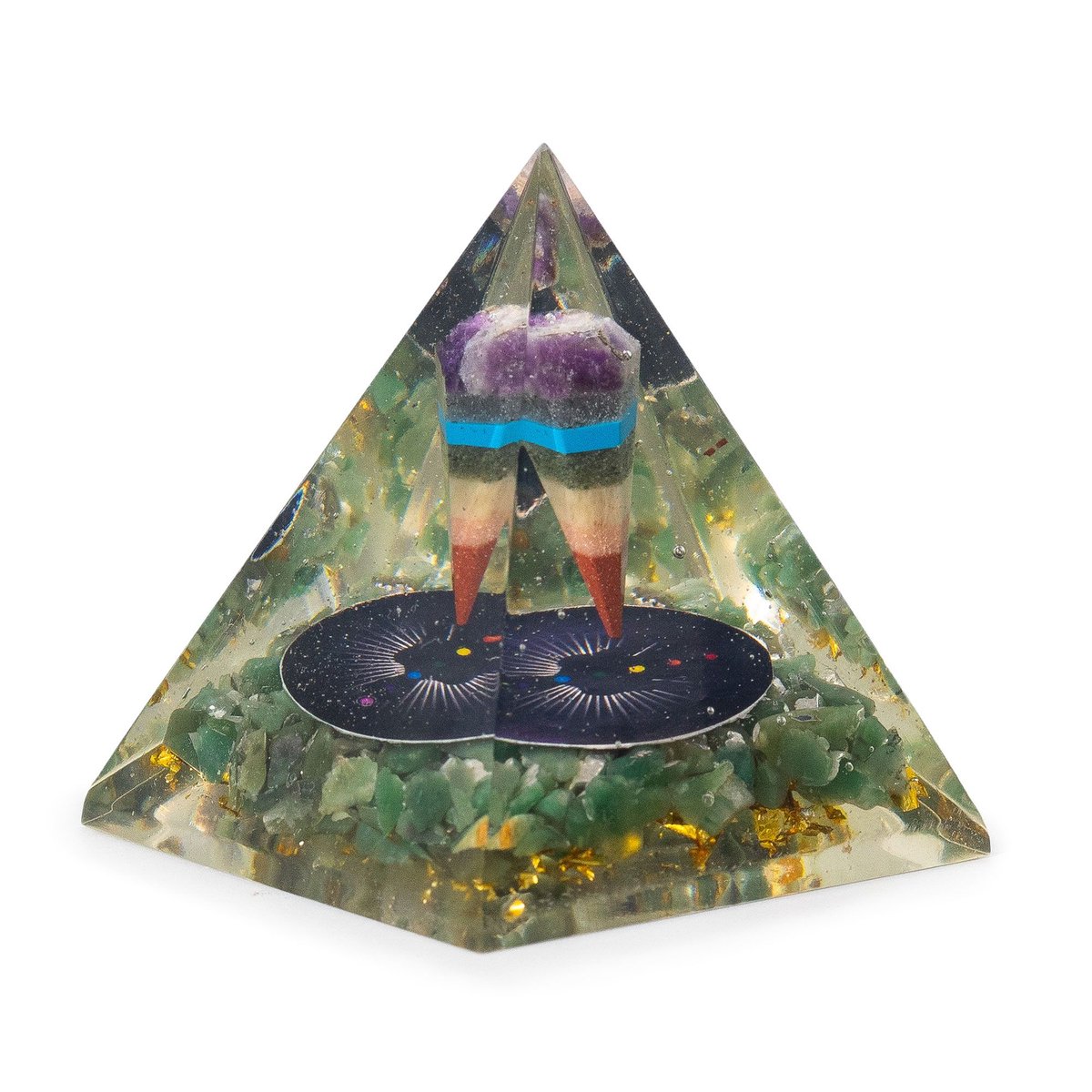 Orgoniet Piramide Groene Aventurijn - Pendel