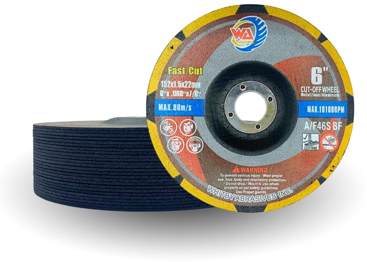 25-Pack Dunne Slijpschijven voor Metaal en RVS - 150mm Doorslijpschijven Haakse Slijper