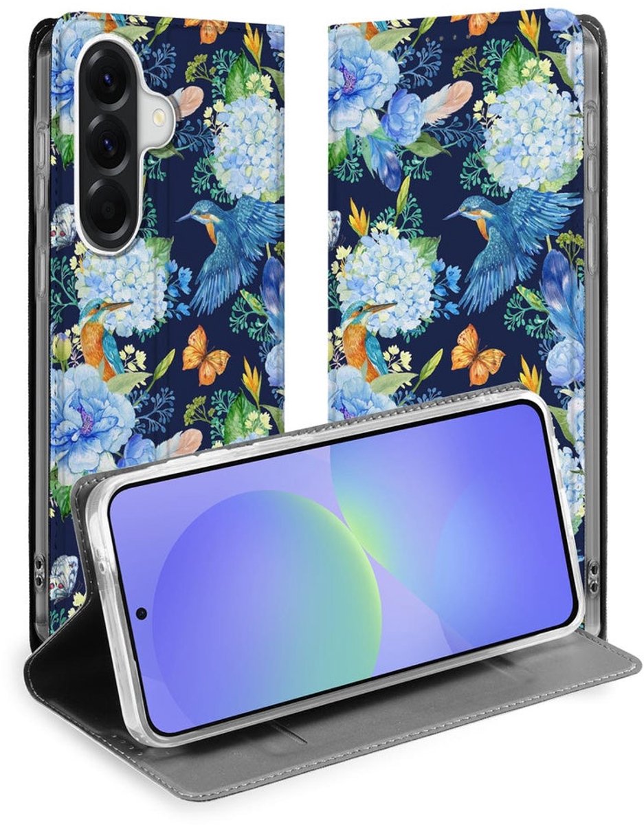 Standcase Hoesje voor Bookcase Hoesje Samsung Galaxy A37 IJsvogel