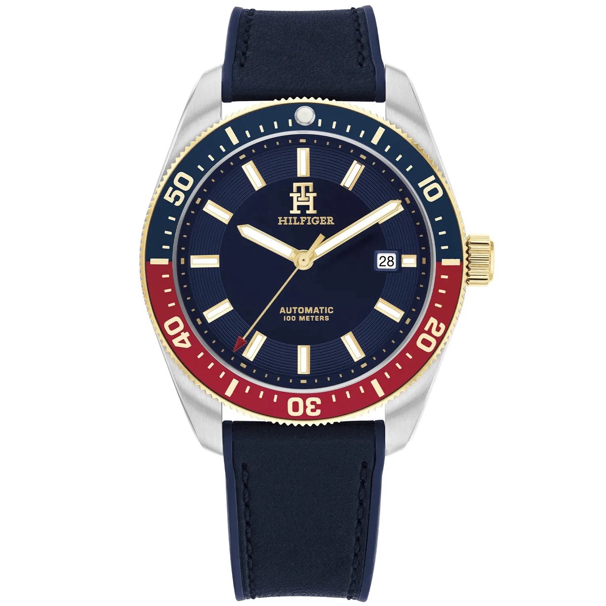 Tommy Hilfiger TH85 1792141 Horloge - Siliconen - Blauw - Ø 40 mm