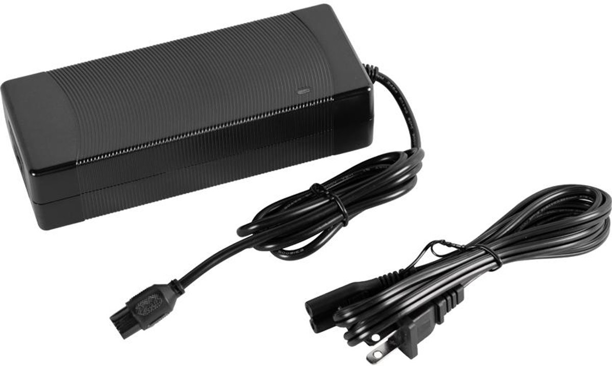 Acculader voor Fatbike & E-bike 48V – Snellader met DC Connector – Veilig & Betrouwbaar – Zwart