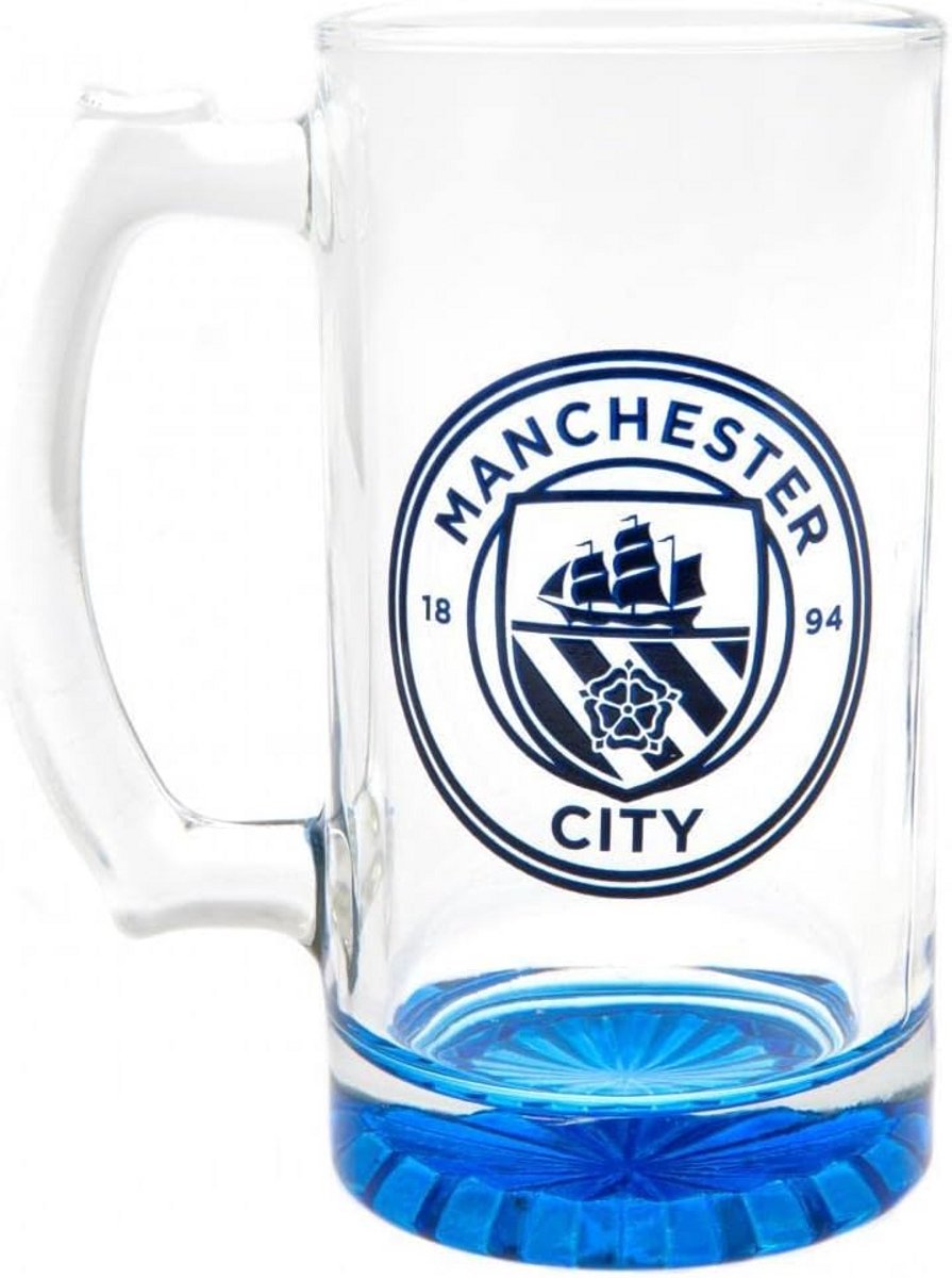 Officieel Voetbal Beerglas 425 ml - Transparant Drinkglas voor Fans
