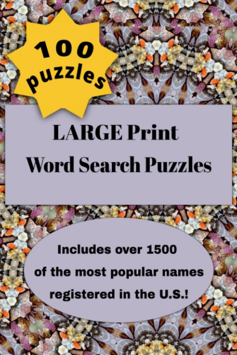 100 Grote Letter Zoekpuzzels: Woordzoeker Spelboek voor Hersengymnastiek