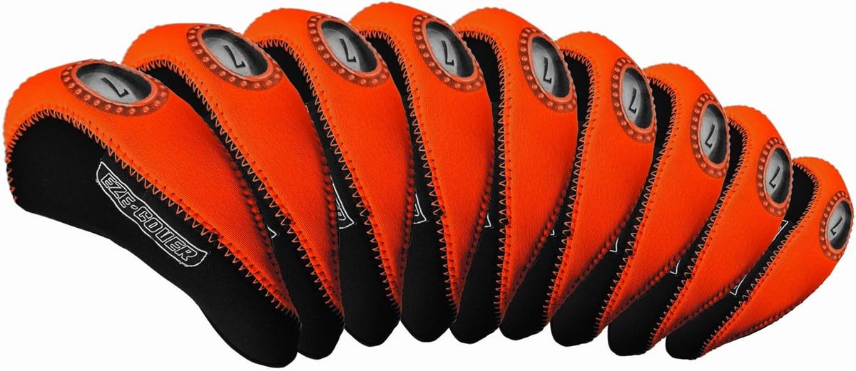Golftassen beschermhoezen voor ijzers - 4 stuks