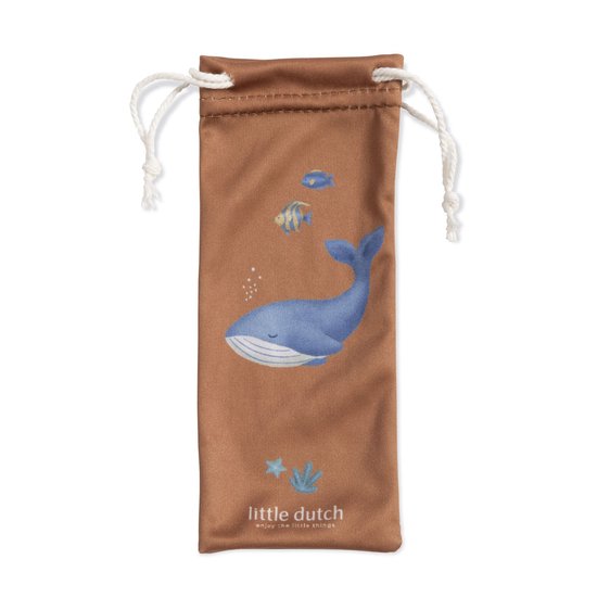 Little Dutch kinderzonnebril Ocean Splash - blauwe zonnebril - sunglasses van Merkloos — afbeelding 3