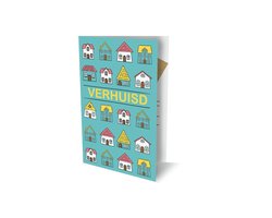 VERHUISKAART set van 6