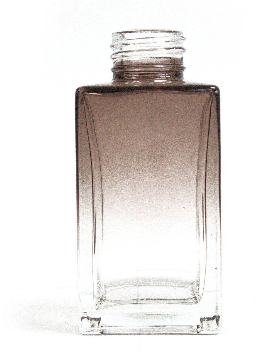 Ancient Wisdom - Decoratieve fles - 100 ml vierkante rietdiffuserfles van glas - geurverspreider - interieuraccessoire - sfeerbepaler - woondecoratie - cadeau