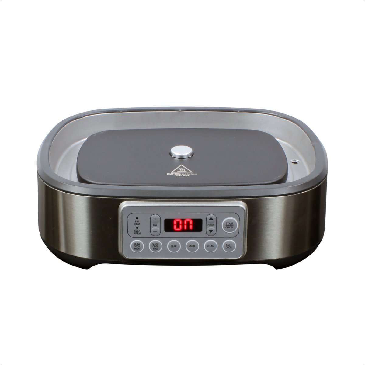 Wartmann Slowcooker - 6 in 1 Multicooker - Gietijzeren Pan - 5,5 liter inhoud - - BPA en PFAS Vrij - Geschikt voor gasformuis - Stoomfunctie - Ovenbestendig - WM-2401 MC – foto 4