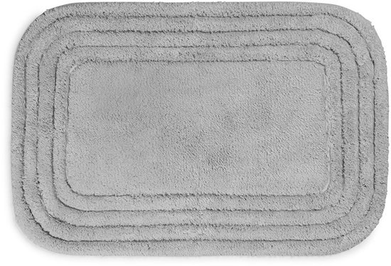 Yumeko badmat ovaal misty grijs 60x90 - Biologisch & ecologisch
