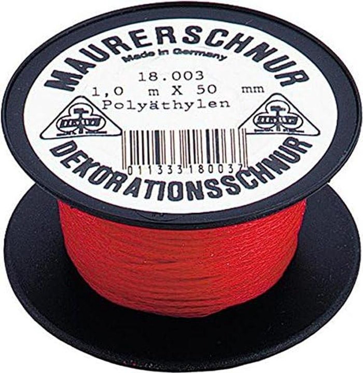 Sterk Polyester Touw Rood 50 Meter Lengte 1.0 Mm Dikte
