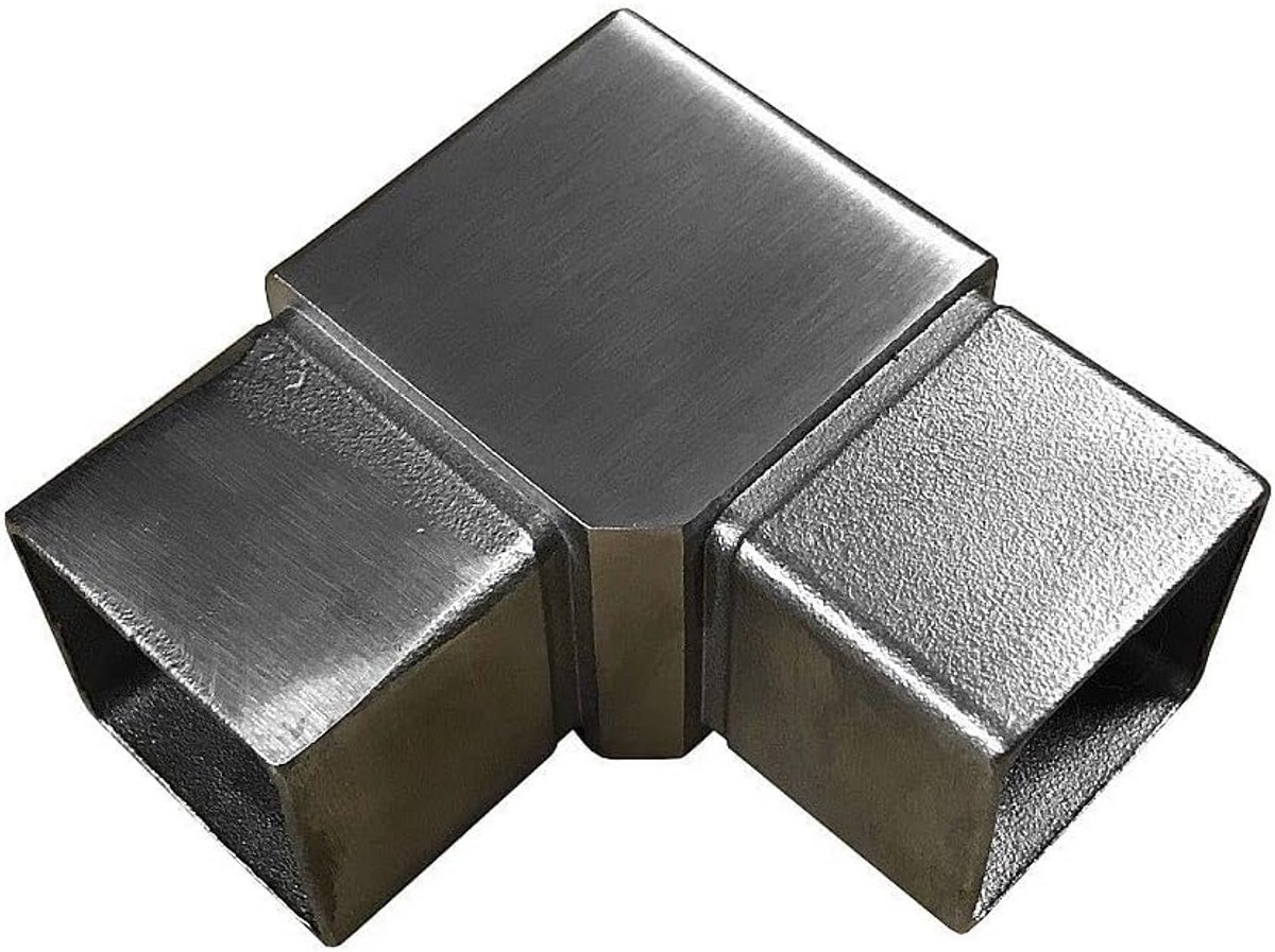 Hoekverbinding 90 Graden voor Vierkante Buis 40x40x2mm RVS