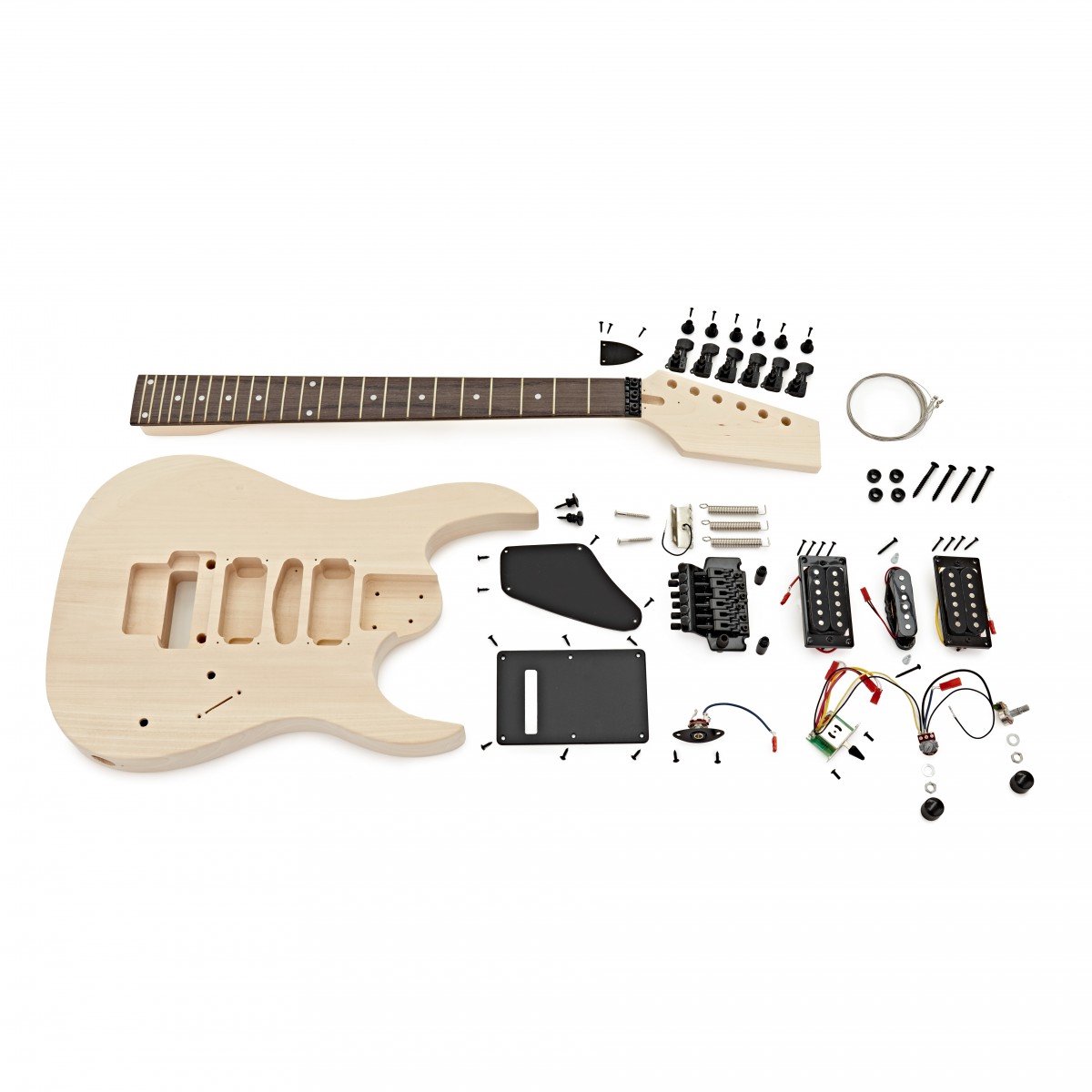 Guitarworks Super-Cutaway Doe-het-zelf Elektrisch Gitaarpakket