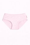 Roze slip met merknaam 'CLAESENS' in de tailleband.