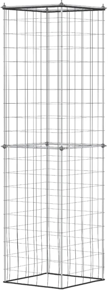 WITBOSCH - Plantensteun - Kolomsteun voor klimmers - 57 x 57 x 207 cm