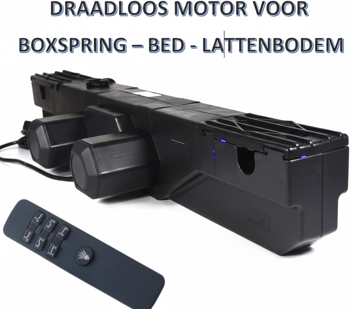 EasyBedden® - Dual Actuator - Universeel Motor - Draadloos - 2 jaar Garantie