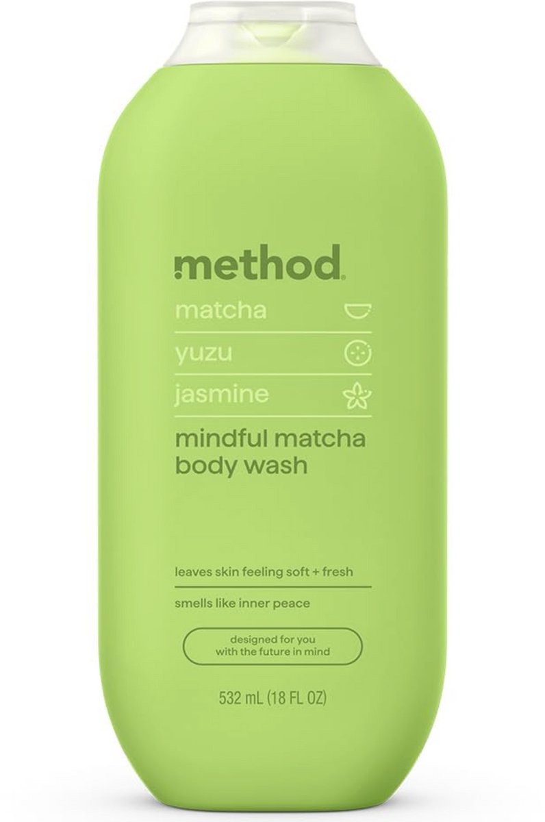 Method Body Wash Matcha - Mindful Matcha - Matcha + Yuzu + Jasmine notes - 532 ml