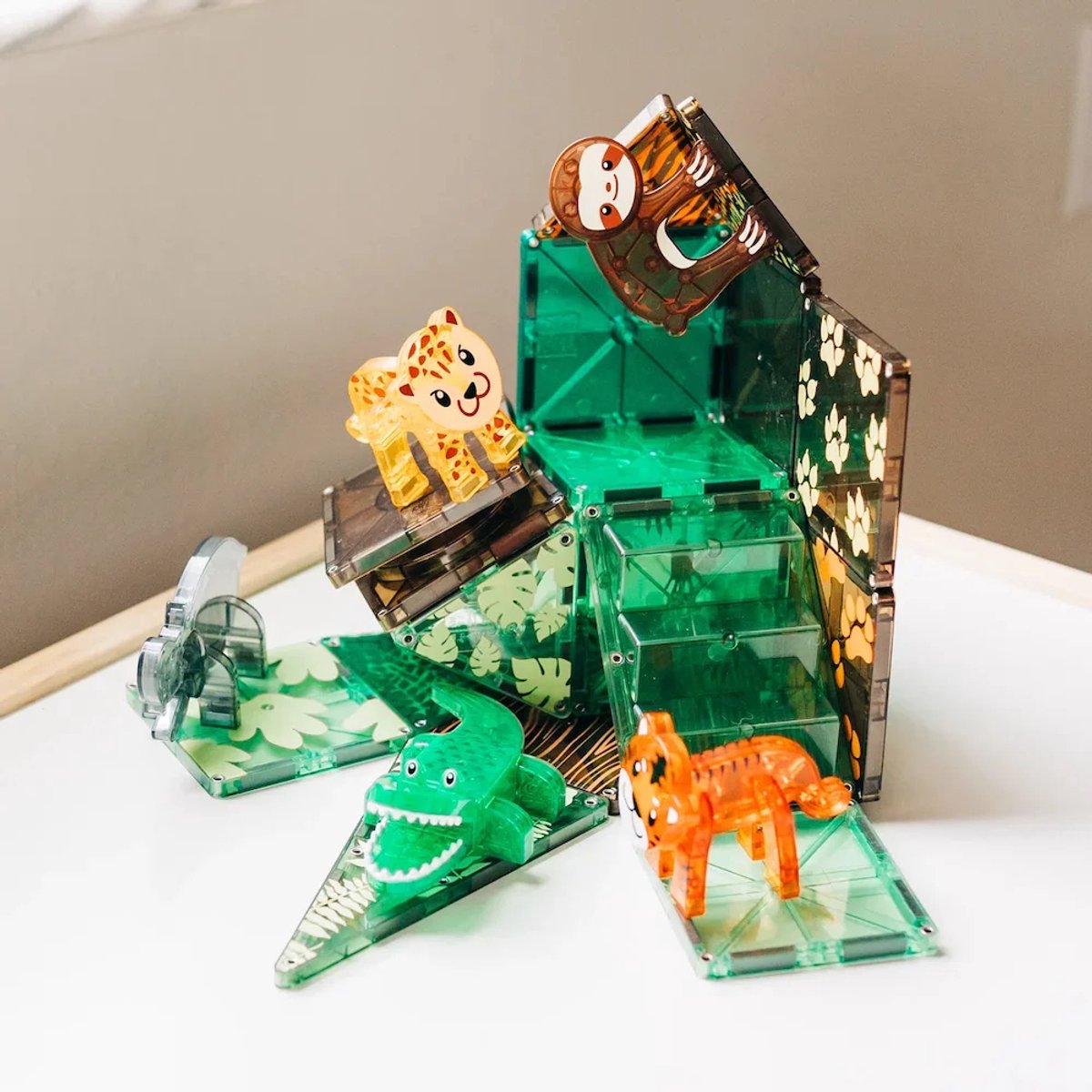 Magna-Tiles | Safari Animals 25 Stuks Set — afbeelding 18