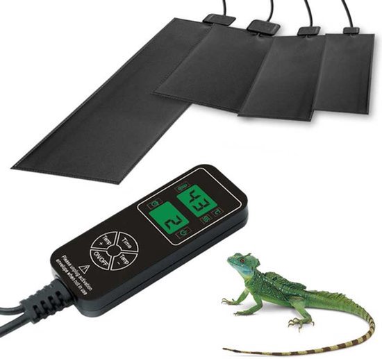 Verwarmingsmat Voor Planten En Reptielen – 2 Stuks 25 X 52,5 Cm, 21 W, Waterdicht, Voor Zaden, Stekken, Terraria, Gisting En Broedmachines