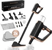 FLOWSTEAM® Luxe Stoomreiniger - 13 Opzetstukken - 120° Stoom – Tapijtreiniger – Vlekkenreiniger – Zetelreiniger - Handstoomreiniger – 5M Snoer - Inclusief 2 Microvezeldoekjes
