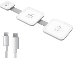 Nuvance Draadloze Oplader - 3 in 1 - 15W - Oplaadstation ...