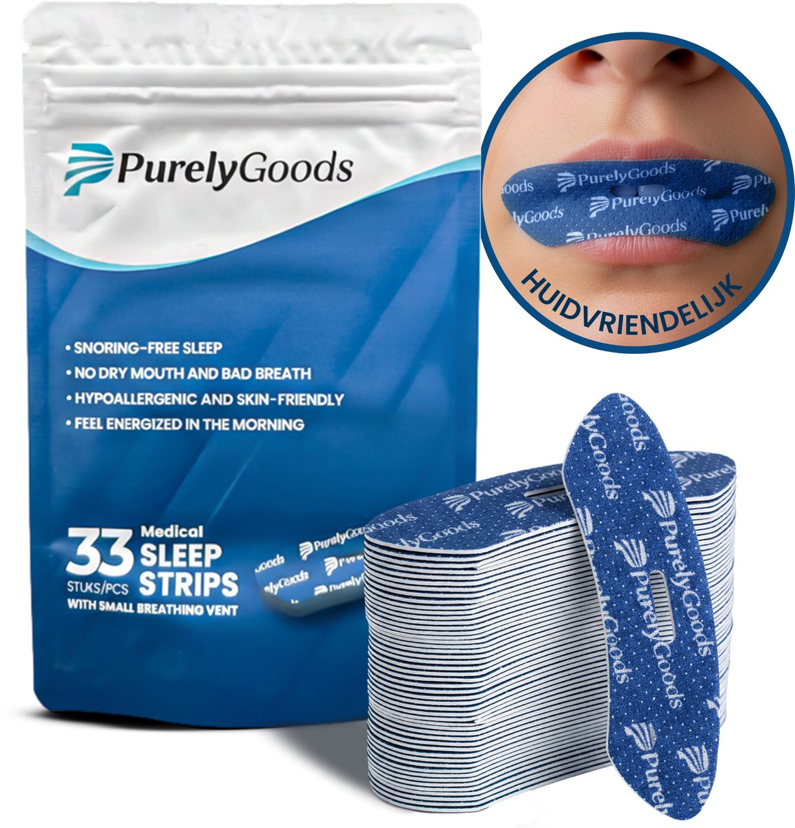 PurelyGoods Mondtape 33 stuks