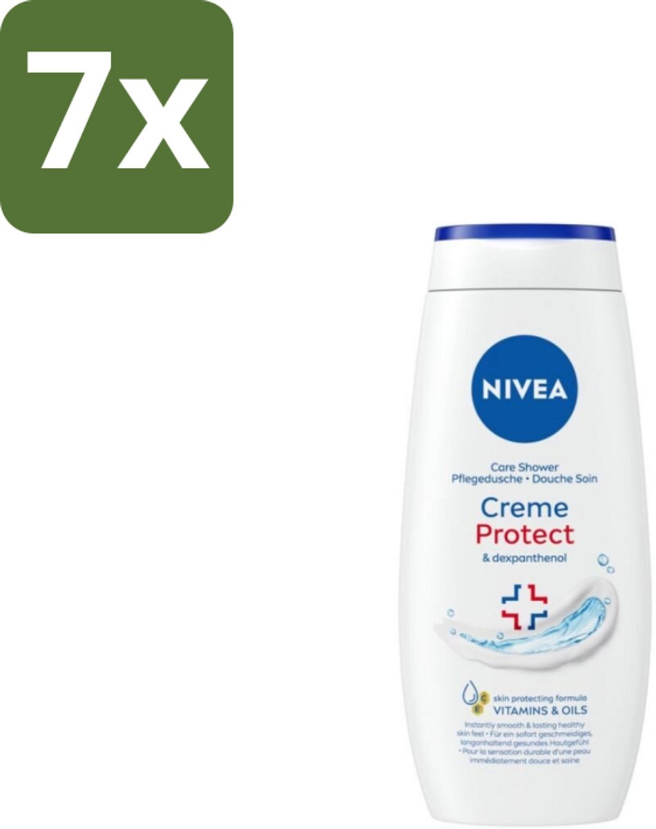 Nivea – Douchecrème – Protect – 250 ml - Bulkverpakking - 7 stuks