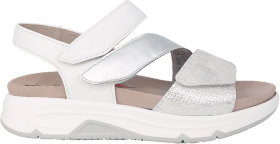 Gabor rollingsoft sensitive 66.882.51 - dames rollende wandelsandaal - Wit - maat 38.5 (EU) 5.5 (UK)