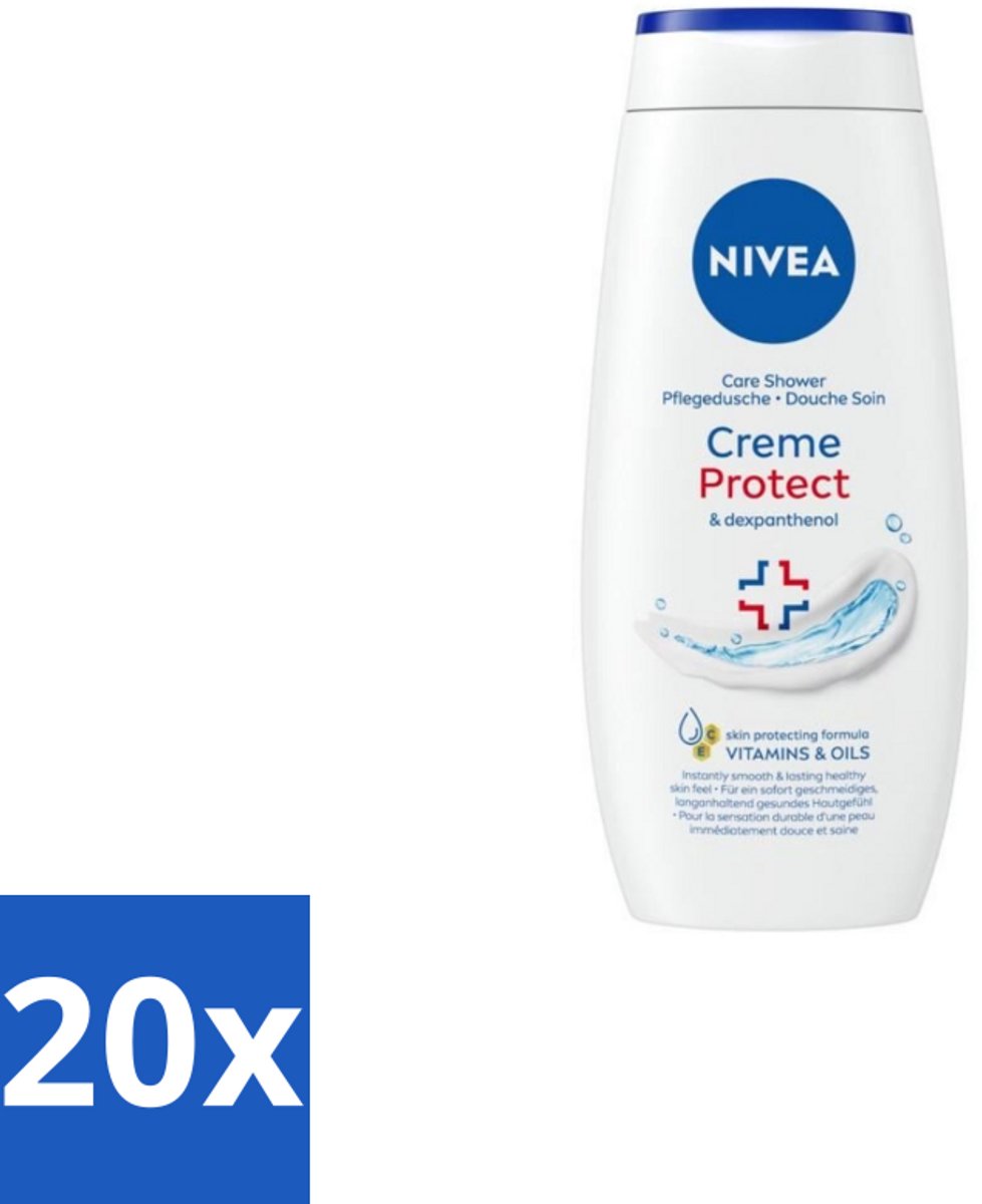 Nivea – Douchecrème – Protect – 250 ml - Bulkverpakking - 20 stuks
