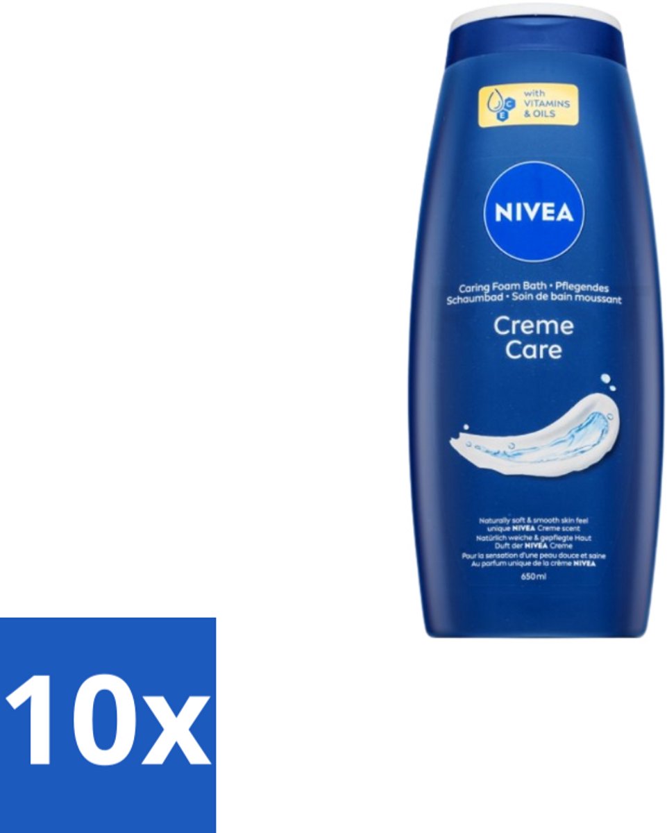 Nivea – Douchegel – Creme Care – 650 ml - Bulkverpakking - 10 stuks
