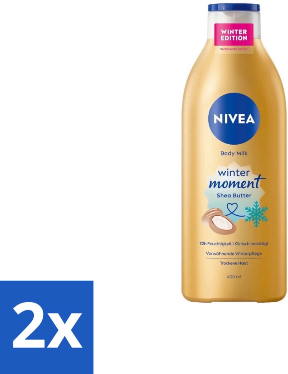 Nivea – Bodymilk – Winter Moment – 400 ml - Voordeelverpakking - 2 stuks