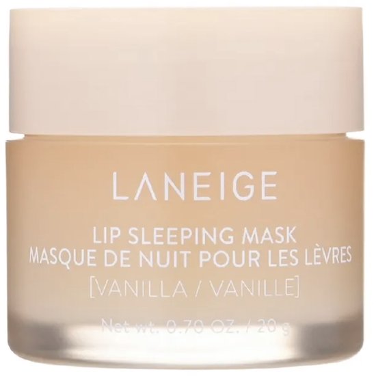 Laneige Lip Sleeping Mask vanille potje. Vanille / Vanille.