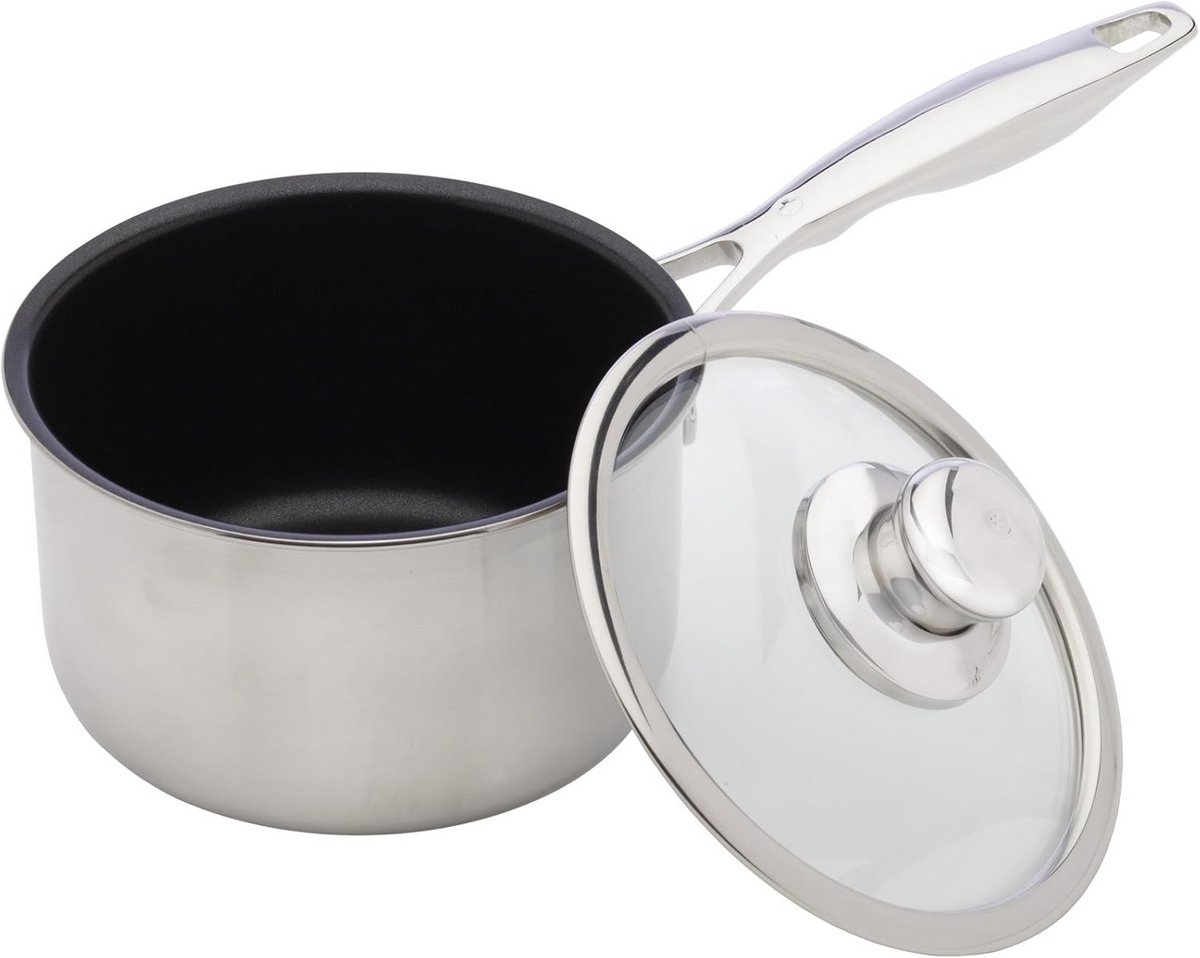 RVS Steelpan met Deksel 2,1 Liter - Hoge Kwaliteit Kookgerei