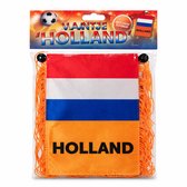 Holland Vaantje met Zuignap – Supporters – Voetbal EK/WK – Oranje Versiering – Holland Fanartikelen