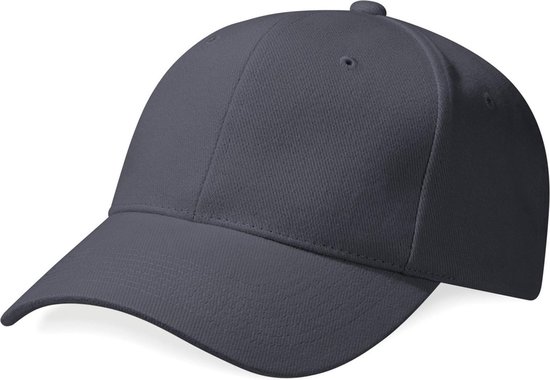 Beechfield Pro-Style Heavy Brushed Cotton Cap Graphite Grey
