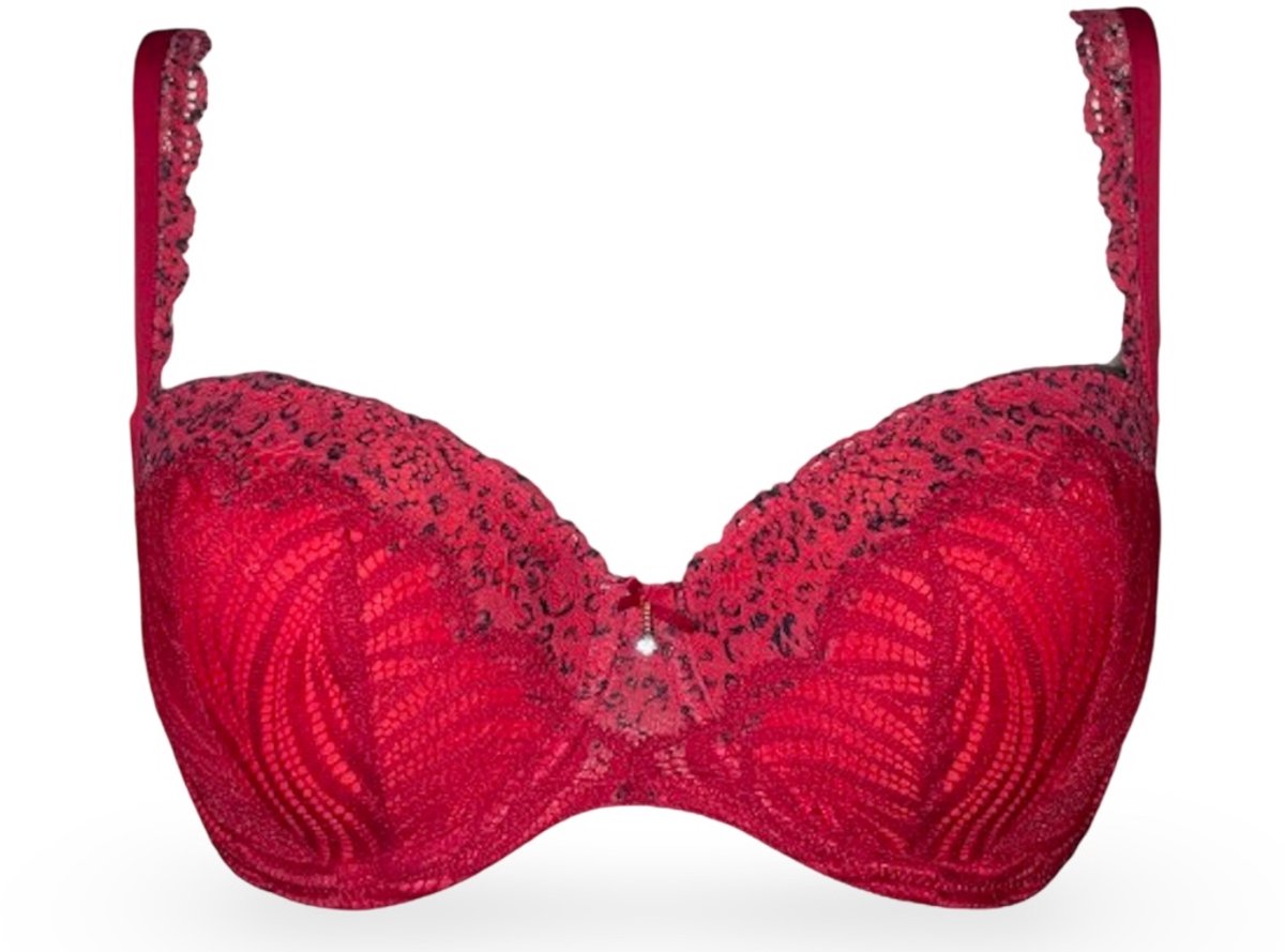 Marie Jo Coely Voorgevormde Balconette Bh 0102639 Strawberry Kiss - maat EU 85C / FR Rood