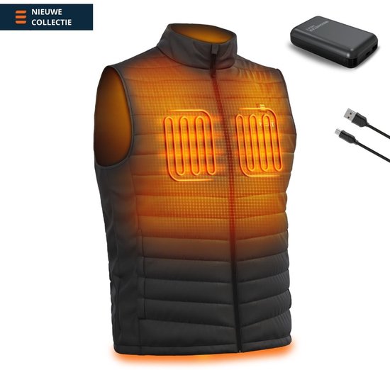 Verwarmde Bodywarmer voor Heren - Magnetar Heat LAVA - Met...