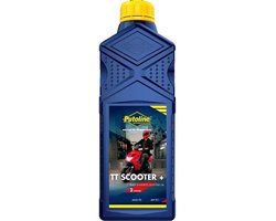 Putoline TT Scooter+ 2-Takt Olie – Volsynthetisch – Voor Scooter & Brommer – Mengsmering & Injectie – 1 Liter
