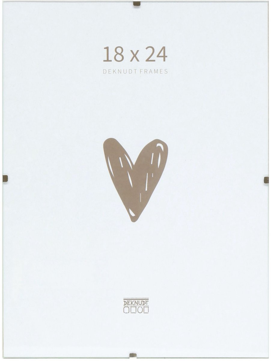 Deknudt Frames Wissellijst met clips - S200K9 - Voor foto: 18x24 cm