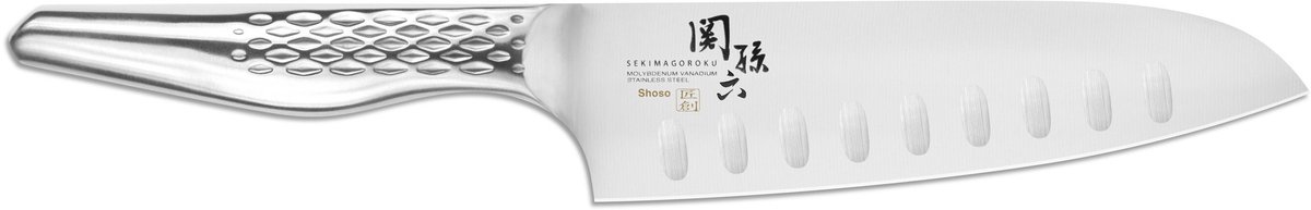 kai Kai Seki Magoroku Shoso 16.5 Cm Scalloped Santoku Mes
