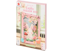 Pasen Knutselset Cherry Blossom - Houten 3D-Shadowbox | Paasdecoratie - DIY - Maak je eigen shadowbox - Paaseditie