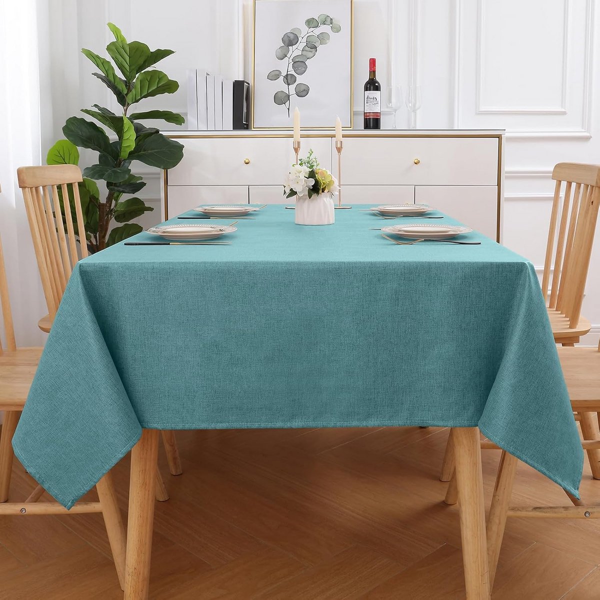 Waterafstotend Tafelkleed met Linnenlook voor Binnen en Buiten - Vlekbestendig